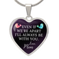 Gift For Child From Mom | Luxury Graphic Heart Necklace