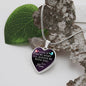 Gift For Child From Mom | Luxury Graphic Heart Necklace