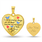 Meaningful Gift | Love And Support | Luxury Graphic Heart Necklace