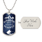 Wander Always | Dog Tag Necklace With Engraving