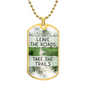 Take The Trails | Dog Tag Necklace With Engraving