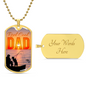 Reel Cool Dad | Luxury Dog Tag Necklace
