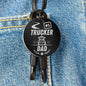 #1 TRUCKER DAD - Engraved Screwdriver Keychain - Celeste Jewel