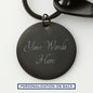 #1 TRUCKER DAD - Engraved Screwdriver Keychain - Celeste Jewel