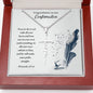 Confirmation Gift - Trust in the Lord - Faith Cross Necklace - Celeste Jewel