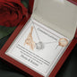 Congratulations - Hugs & Kisses - Love Knot Necklace - Celeste Jewel