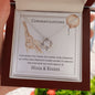 Congratulations - Hugs & Kisses - Love Knot Necklace - Celeste Jewel