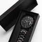 Counting Down The Seconds - Black Chronograph Watch - Celeste Jewel