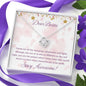 Dear Bestie - Stay Awesome - Love Knot Necklace - Celeste Jewel