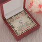 Dear Daughter Christmas Gift - My Little Girl - Love Knot Necklace - Celeste Jewel