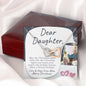 Dear Daughter - Merry Christmas - Interlocking Hearts Necklace - Celeste Jewel