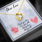 Dear Love - Always Have Always Will - Eternal Love Necklace Jewelry 18k Yellow Gold Finish