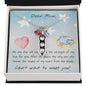 Dear Mom - Can't Wait To Meet You - Pea Pod Necklace - Celeste Jewel