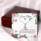 Dear Mom - I Love You So Much - Sparkling Radiance Necklace - Celeste Jewel