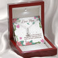 Dear Mom - I Love You So Much - Sparkling Radiance Necklace - Celeste Jewel