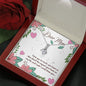 Dear Mom - I Love You So Much - Sparkling Radiance Necklace - Celeste Jewel