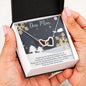 Dear Mom - Number One Fan - Interlocking Hearts Necklace - Celeste Jewel