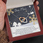 Dear Mom - Number One Fan - Interlocking Hearts Necklace - Celeste Jewel