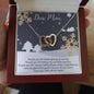 Dear Mom - Number One Fan - Interlocking Hearts Necklace - Celeste Jewel