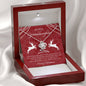 Dearest Granddaughter Christmas Gift -Beautiful Chapters - Love Knot Necklace - Celeste Jewel