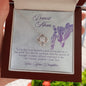 Dearest Mom - Personalized Giraffe Gift - Love Knot Necklace - Celeste Jewel