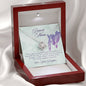 Dearest Mom - Personalized Giraffe Gift - Love Knot Necklace - Celeste Jewel