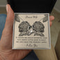 Dearest Wife - Gift For Pregnant Wife - Eternal Love Necklace - Celeste Jewel
