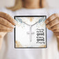 Every Day May Not Be Good - Personalized Cross Necklace - Celeste Jewel