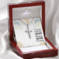 Every Day May Not Be Good - Personalized Cross Necklace - Celeste Jewel