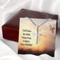 Faith Does Not Make Things Easy - Personalized Cross Necklace - Celeste Jewel