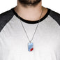 Father Husband Protector Hero - Luxury Dog Tag Necklace - Celeste Jewel