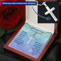 First Communion - Remember God’s Love - Cross Necklace - Celeste Jewel
