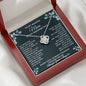 From Son To Mom On Wedding Day - Love Knot Necklace - Celeste Jewel