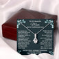 From Son To Mom On Wedding Day - Sparkling Radiance Necklace - Celeste Jewel