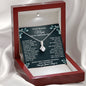 From Son To Mom On Wedding Day - Sparkling Radiance Necklace - Celeste Jewel