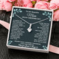 From Son To Mom On Wedding Day - Sparkling Radiance Necklace - Celeste Jewel