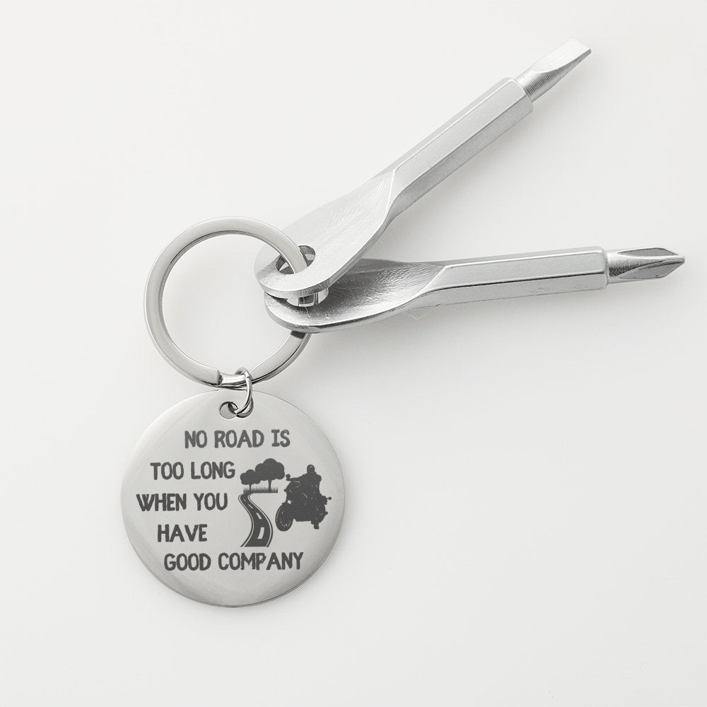 Gift For Biker - Engraved Screwdriver Keychain - Celeste Jewel