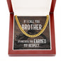 Gift For Biker - If I Call You My Biker - Cuban Link Chain Necklace - Celeste Jewel