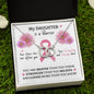 Gift For Cancer Patient/Survivor - My Daughter - Perfect Pair Necklace - Celeste Jewel