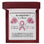 Gift For Cancer Patient/Survivor - My Daughter - Perfect Pair Necklace - Celeste Jewel