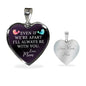 Gift For Child From Mom - Luxury Graphic Heart Necklace - Celeste Jewel