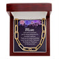 Gift For Mom - I Just Want To Say Thank You - Forever Linked Necklace - Celeste Jewel