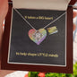 Gift For Teacher - Shape Little Minds - Love Knot Necklace - Celeste Jewel
