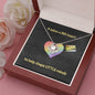 Gift For Teacher - Shape Little Minds - Love Knot Necklace - Celeste Jewel