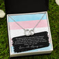 Gift For Transgender - Love Will Always Win - Perfect Pair Necklace - Celeste Jewel