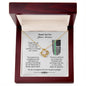 Gift For Veteran & Military Personnel - Thank You For Your Service - Love Knot Necklace - Celeste Jewel