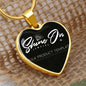 Graphic Heart - Luxury Necklace - Celeste Jewel