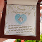 Happy Anniversary Gift - Life Has Meaning - Love Knot Necklace - Celeste Jewel