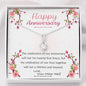 Happy Anniversary - Lifetime And Beyond - Sparkling Radiance Necklace - Celeste Jewel