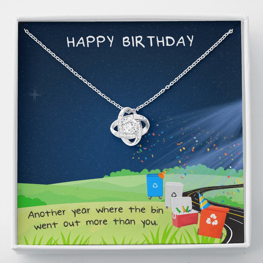 Happy Birthday - Another Year - Love Knot Necklace - Celeste Jewel